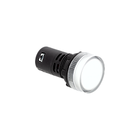Сигнальная LED лампа, белый, 220V AC IP65 Meyertec MT22-SA61