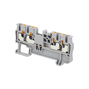 Клемма push-in четырехпроводная, 2.5 мм² Meyertec MTP-FO2.5