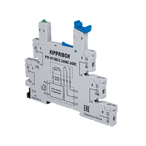 Колодка для реле SR 1-конт, KIPPRIBOR PYF-011BE/3.240AC.60DC