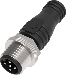 Разъем LANBAO QE12-W5F