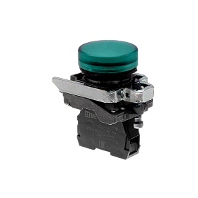 Лампа сигнальная зеленая, 220V AС/DC, IP65, металл Meyertec MTB4-BV733