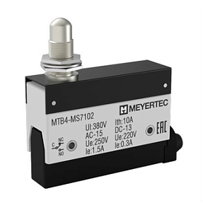 Выключатель концевой, IP54, плунжер Meyertec MTB4-MS7102