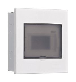 Корпус встраиваемый прозр. дв. 1 ряд 6 мод. IP41 ЩРВ-М
