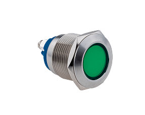 Сигнальная лампа зеленая, 220В AC, IP67 Meyertec MT67-LED220G