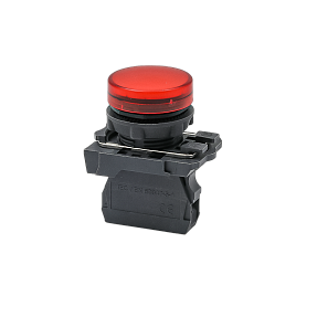 Лампа сигнальная красная, 220V AС/DC, IP65, пластик Meyertec MTB5-AV743