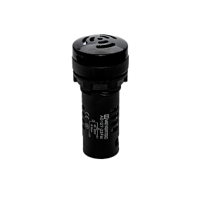 Зуммер без подсветки, 80дБ, черный, 220V AС, IP65, пластик Meyertec MT22-FM220E