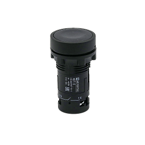 Кнопка плоская черная с фиксацией, 1NO+1NC, IP54, пластик Meyertec MTB7-EH25
