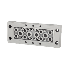 Пластина для ввода кабеля 4 х (9-16.2) 8 х (7.2-12) 12 х (3.2-6.5) Meyertec MTC-DPZ2424