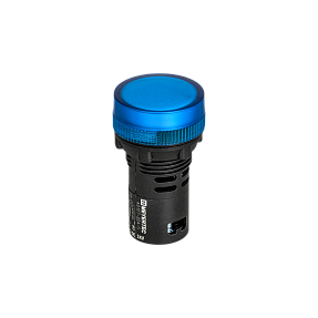 Сигнальная LED лампа, синий, 24V AC/DC IP65 Meyertec MT22-SA16