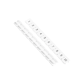 Маркировка клеммного ряда 11-20, ширина 10 мм (уп. 100 шт.) Meyertec MTU-10M1120