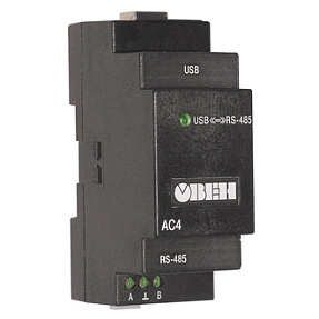 Преобразователь интерфейсов ОВЕН АС4 USB/RS-485