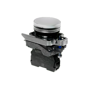 Лампа сигнальная белая, 220V AС/DC, IP65, металл Meyertec MTB4-BV713