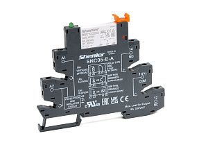 Реле интерфейсное Shenler RNC1CO024A с колодкой SNC05-E-A