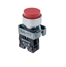 Кнопка выступающая, красная 1NC Meyertec MTB2-BLZ124