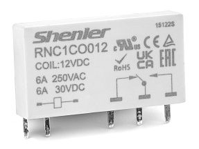 Интерфейсное реле Shenler RNC1CO012 1CO 6A 12VDC