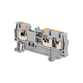 Клемма push-in трехпроводная, 4 мм² Meyertec MTP-TO4