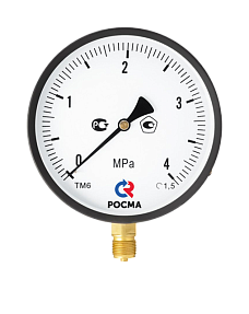 Мановакуумметр РОСМА ТМВ-610Р.00 (-0,1-0,5MPa) M20x1,5.1,5