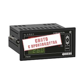 Измеритель двухканальный с интерфейсом RS-485 ОВЕН ТРМ200-Щ2