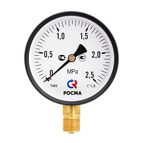 Манометр Росма ТМ-510Р.00(0-250кгс/см2)M20x1,5.1,0