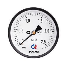 Мановакуумметр РОСМА ТМВ-510Т.00 (-0,1-0,15MPa) M20x1,5.1,5