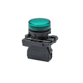 Лампа сигнальная зеленая, 220V AС/DC, IP65, пластик Meyertec MTB5-AV733