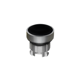 Головка кнопки, плоская, черная, IP65, металл Meyertec MTB4-BA2C