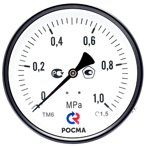 Манометр Росма ТМ-610ТЭ.00(0-25кгс/см2)M20x1,5.1,5