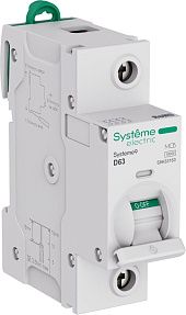 Systeme9 Автоматический выключатель (АВ) 27мм D 63A 1P 10 kA 230В