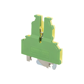 Клемма винтовая двухуровневая "Земля", 4 мм² Meyertec MTU-D4PE