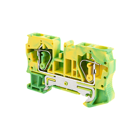 Клемма пружинная "Земля", 6 мм² Meyertec MTS-6PE
