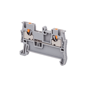 Клемма push-in проходная, 1.5 мм², серая Meyertec MTP-1.5