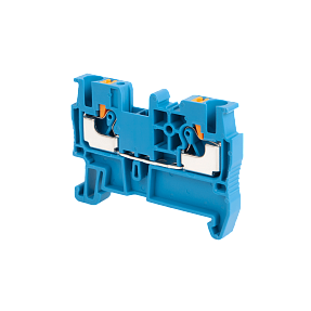 Клемма push-in проходная, 2.5 мм², синяя Meyertec MTP-2.5BL