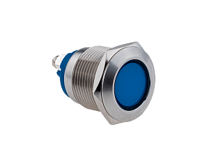 Сигнальная лампа синяя, 24В AC/DC, IP67 Meyertec MT67-LED24B