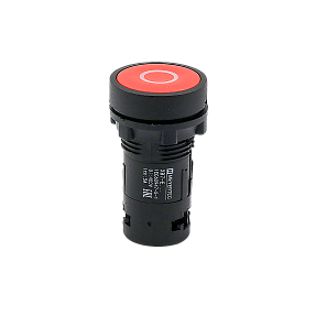 Кнопка плоская красная, маркировка "O", 1NС, IP54, пластик Meyertec MTB7-EA41582