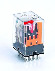Промежуточное реле 4 конт. с LED инд. и TEST функ. 3А 230В AC ПР-102