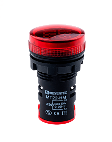 Индикатор напряжения и частоты, красный Meyertec MT22-HM4