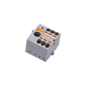 Клемма push-in распределительная с питанием, 6 мм²/6x2.5 мм², серая, Meyertec MTP-RPD6/6x2.5