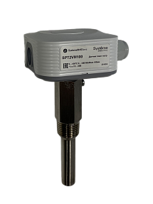Датчик температуры погружной, 0…+100°С 0…10В RS485/Modbus 100мм ~24В±20%/=15…35В с гильзой 50мм