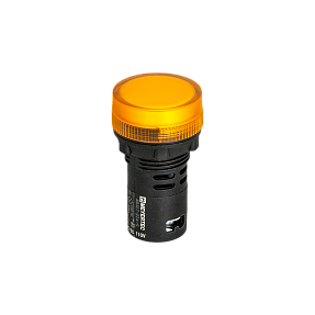 Сигнальная LED лампа, желтый, 110V AC/DC IP65 Meyertec MT22-SA25