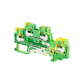 Клемма push-in двухуровневая "Земля", 4 мм² Meyertec MTP-D4PE