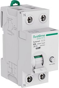 Systeme9 Выключатель дифференциального тока (ВДТ) 63A 2P 300мА Тип-A-S 230В
