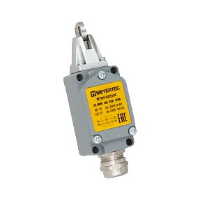 Выключатель концевой, IP66, ролик стальной вертикальный нажимной Meyertec MTB4-HD5103