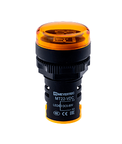 Индикатор напряжения, 5-60V DC, желтый Meyertec MT22-VDC5