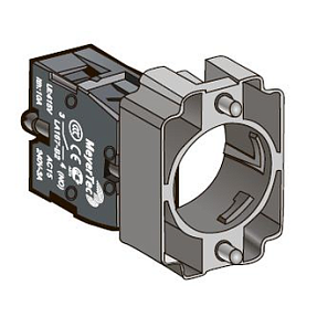Основание с блок-контактом 1NС, металл Meyertec MTB2-BZ12