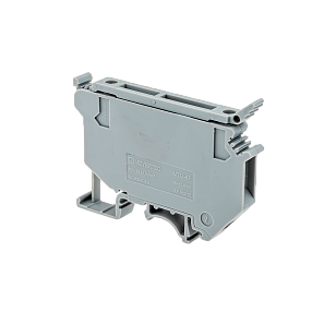 Клемма винтовая с держателем предохранителя, 4 мм², серая Meyertec MTU-4F