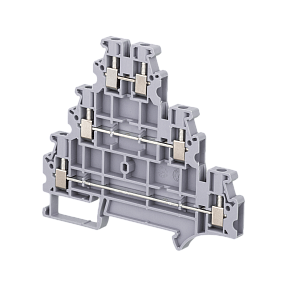 Клемма винтовая трехуровневая, 2.5 мм², Meyertec MTU-TRH2.5