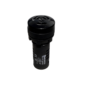 Зуммер без подсветки, 80дБ, черный, 24V AС/DC, IP65, пластик Meyertec MT22-FM24E