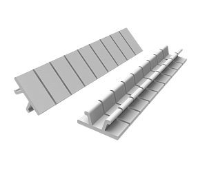 Маркировка клеммного ряда 1-10, ширина 6 мм (уп. 100 шт.) Meyertec MTU-4M110