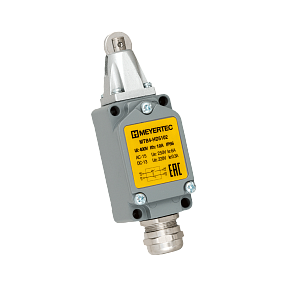 Выключатель концевой, IP66, ролик стальной горизонтальный нажимной Meyertec MTB4-HD5102