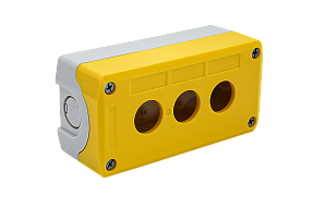 Корпус кнопочного поста, 3 места, желтый, IP67 Meyertec MTB2-F88-Y